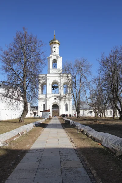 Колокольня Св. Георгиевского монастыря — стоковое фото