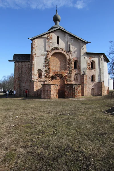 Eski kilisede Novgorod, Rusya Federasyonu — Stok fotoğraf