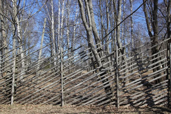 Old wooden fence — Stock Photo, Image