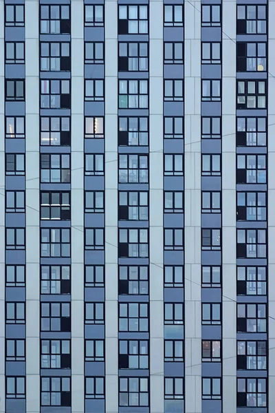 Fragment Facade New High Rise Building — Stock Photo, Image