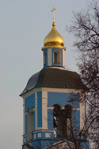 Klokkentoren Van Orthodoxe Kerk — Stockfoto