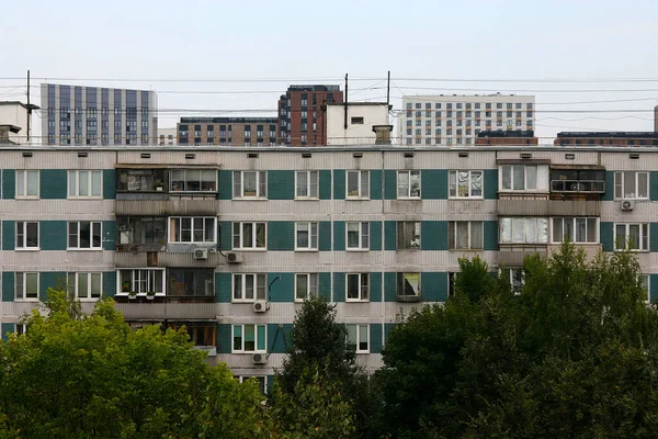 Old New Houses Residential Neighborhood — Stock Photo, Image