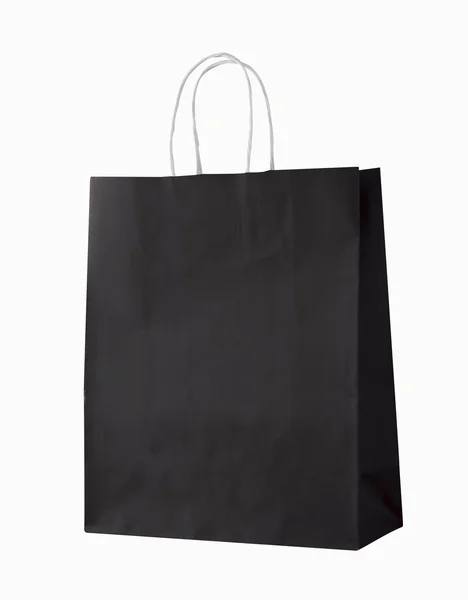 Black shopping bag. — Stock Photo, Image