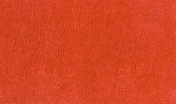 Oranje lederen textuur — Stockfoto