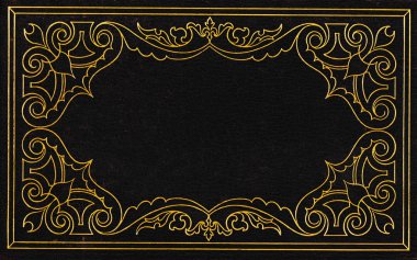 arka plan siyah ve altın