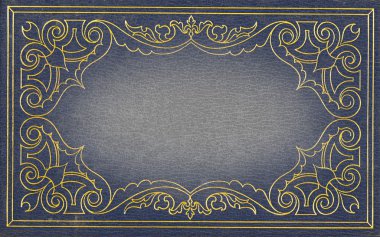 Mavi/gri ve altın arka plan