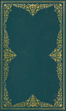 Koyu yeşil deri kapağı 