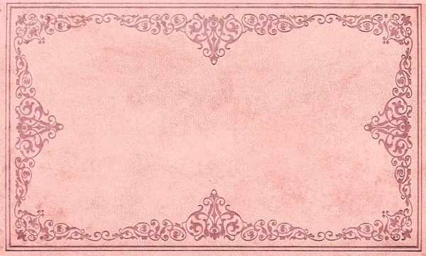 粉红色皮革封面 — 图库照片