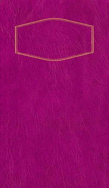 Fuchsia lederen cover — Stockfoto