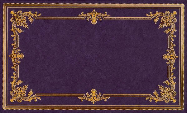 Capa de couro violeta — Fotografia de Stock