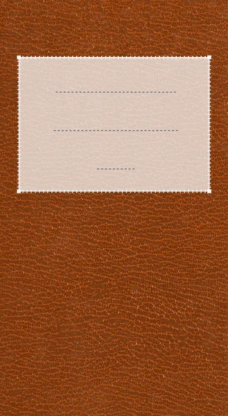 Brun läderklädsel — Stockfoto