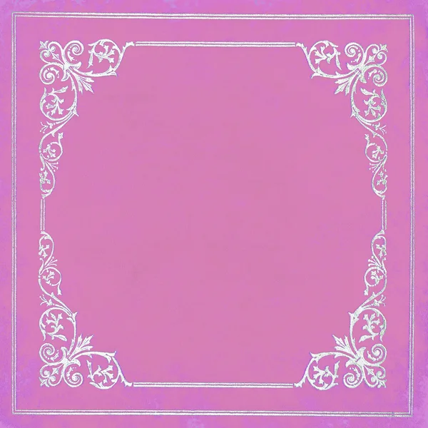 Capa de couro rosa e branco — Fotografia de Stock