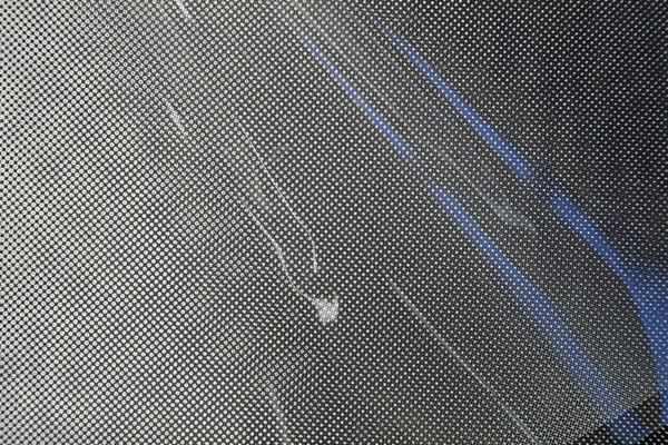 Fondo Abstracto Blanco Negro Lunares Blancos Blck Con Reflejos Azules — Foto de Stock