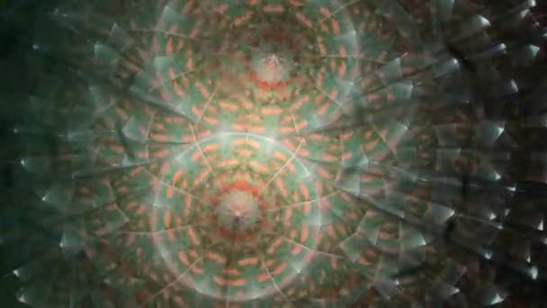 Kaleidoszkópos Térkép Absztrakt Háttér Vagy Koncepció Fantázia Föld — Stock videók