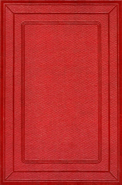 Copertina in pelle rossa — Foto Stock