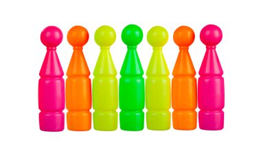 renkli plastik oyuncaklar