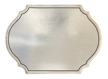 Metal boş etiket