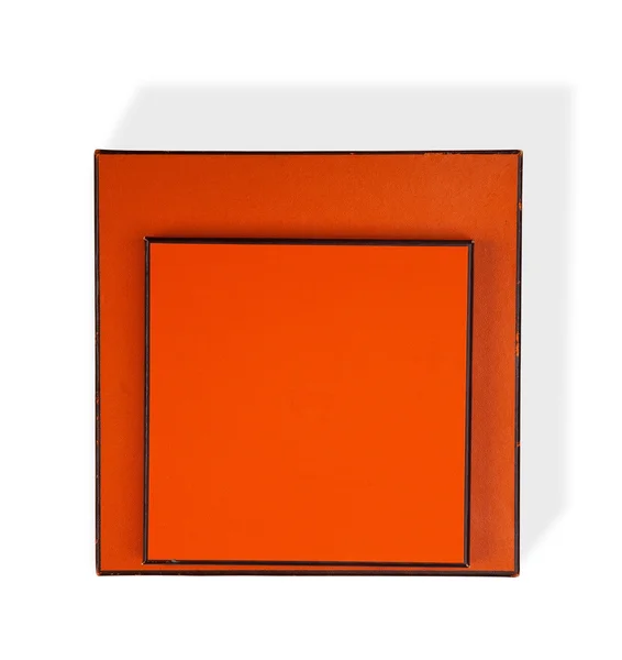 Zwei orangefarbene Boxen — Stockfoto