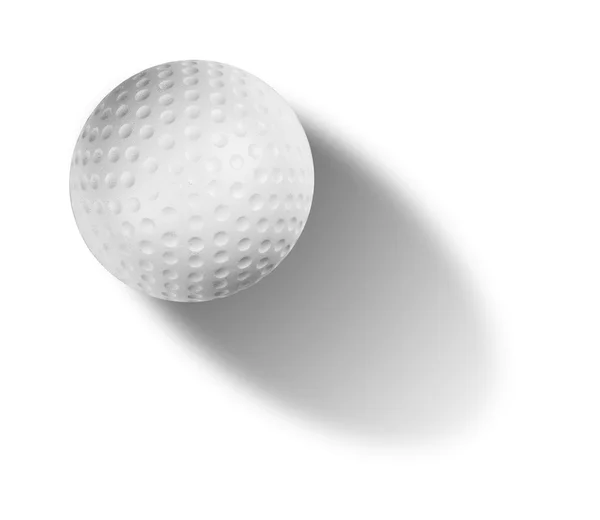 Golfboll på vitt — Stockfoto