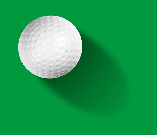 Golf ball on green — Stock Photo, Image