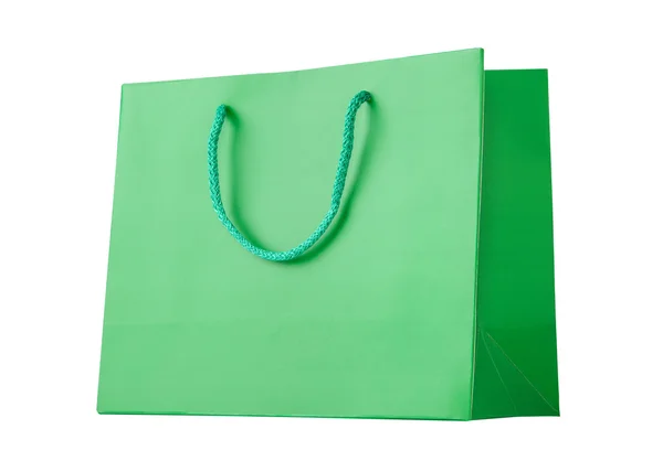 Green shopping bag. — Stock Photo, Image