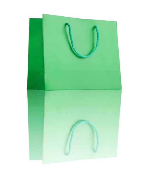 Bolsa de compras verde . —  Fotos de Stock