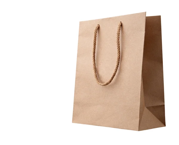 Brown shopping bag. — Stock Photo, Image
