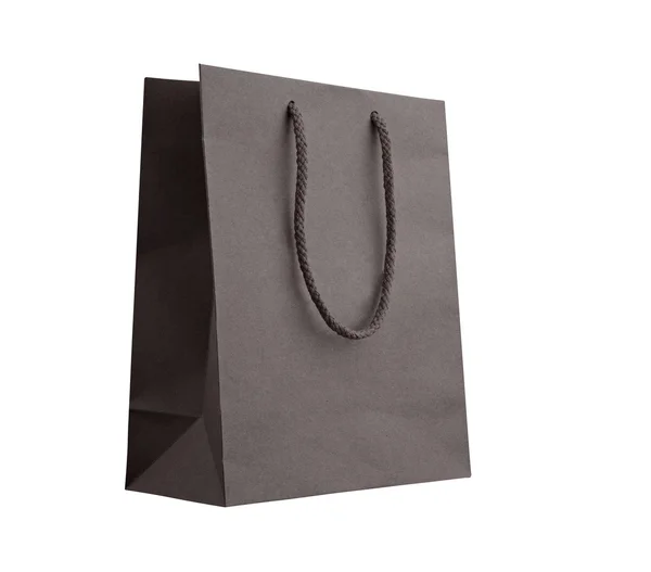 Black shopping bag. — Stock Photo, Image