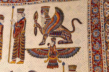 Bakü, Azerbaycan. Ateshgah, Azerbaycan 'da, Bakü' nün merkezine yakın Absheron Yarımadası 'nda bir ateş tapınağı..