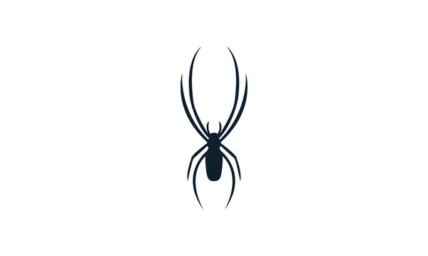クモのシルエット現代的な形のロゴベクトルアイコンイラストデザインアート — ストックベクタ