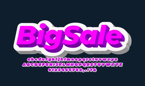 Big Sale Rabattaktion Rosa Weiß — Stockvektor