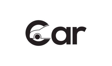 Araba modern logo sembolü vektör grafik tasarımı için c harfi 