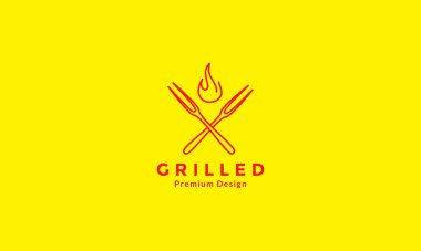 Modern logo tasarımı vektör simgesi resimli ızgara çizgiler