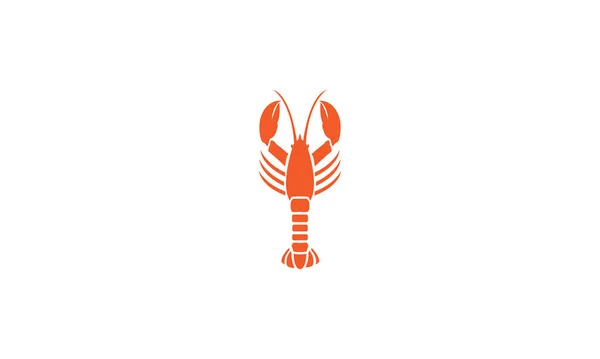 Crevettes Fruits Mer Moderne Plat Logo Symbole Vectoriel Icône Illustration — Image vectorielle