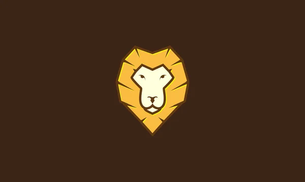 Colorful Modern Head Lion Logo Symbol Vector Icon Illustration Graphic — Stock Vector