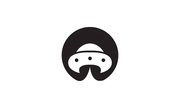 Απλό Σχήμα Ufo Μύγα Λογότυπο Σύμβολο Διάνυσμα Εικονίδιο Εικονογράφηση Γραφικός — Διανυσματικό Αρχείο