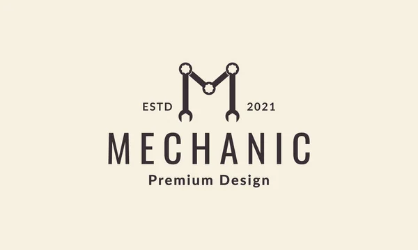 Буква Механического Логотипа Символа Векторной Иконки Графический Дизайн — стоковый вектор
