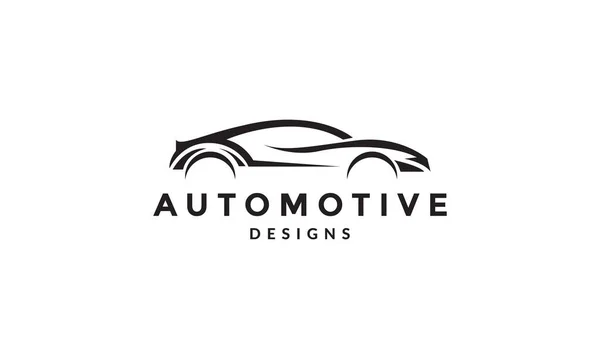 Modern Shape Automotive Car Sport Logo Vector Icon Illustration Design — Stock Vector
