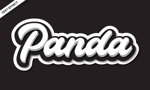 Vetores de Desenho De Corpo Inteiro De Panda Gigante Estilizado