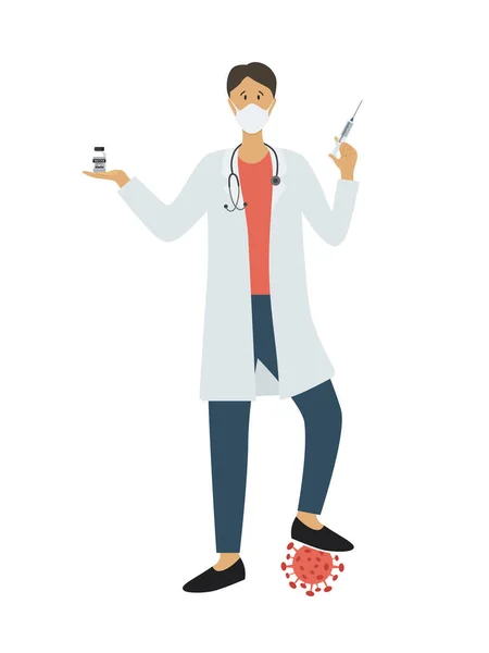 Vaccine cartoon Vector Art Stock Images | Depositphotos Vaccine cartoon Vector Art Stock Images | Depositphotos