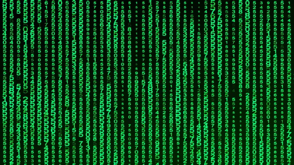 Cyfrowa Zielona Matryca Tła Tło Matrycy Kod Komputera Binarnego Koncepcja — Zdjęcie stockowe