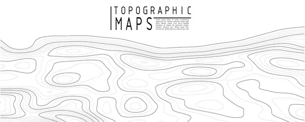 Mapa Topográfico Fundo Mapa Grade Vetor Mapa Contorno Conceito Negócio —  Vetores de Stock