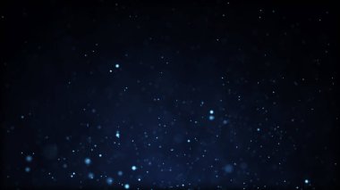 Toz mavisi parçacıklar. Parçacıkların soyut arkaplanı. Noktalar arka plan. Fütürist dijital noktalar arka planı. 3d oluşturma.