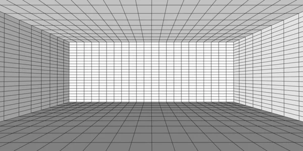 Perspectiva de fondo de cuadrícula. Estructura de conexión de red. Fondo de malla abstracta. Ilustración vectorial. — Archivo Imágenes Vectoriales