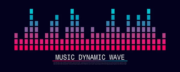 Som Símbolo Onda Equaliser Design Ondas Sonoras Musicais Ilustração Vetorial —  Vetores de Stock