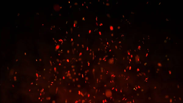 Φωτιά Σπινθήρες Φόντο Φωτιά Που Πετάει Σπίθες Καίει Κόκκινες Σπίθες — Φωτογραφία Αρχείου