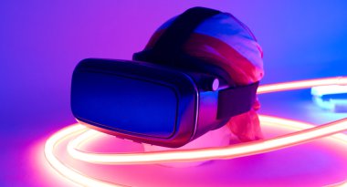 VR sanal gerçeklik 360 3d gözlük fütüristik gevşeme