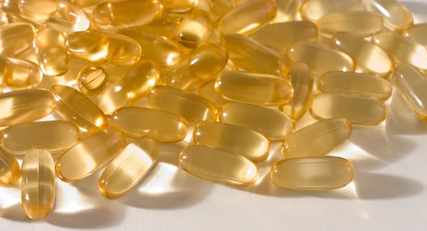 Omega-3-Lebertran — Stockfoto