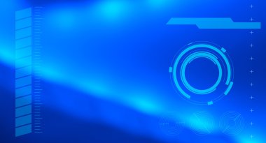 Hud hologram arabirimi grafik fütüristik arka plan soyut