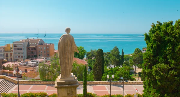 Tarragona, vista mare Mediterraneo — Foto Stock